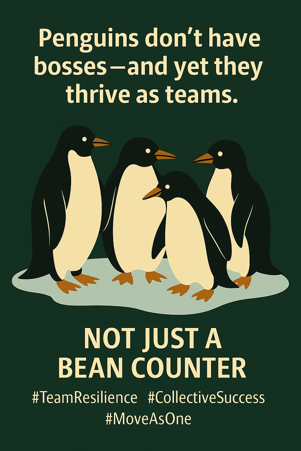 Penguins don’t have bosses—and yet they thrive as teams.