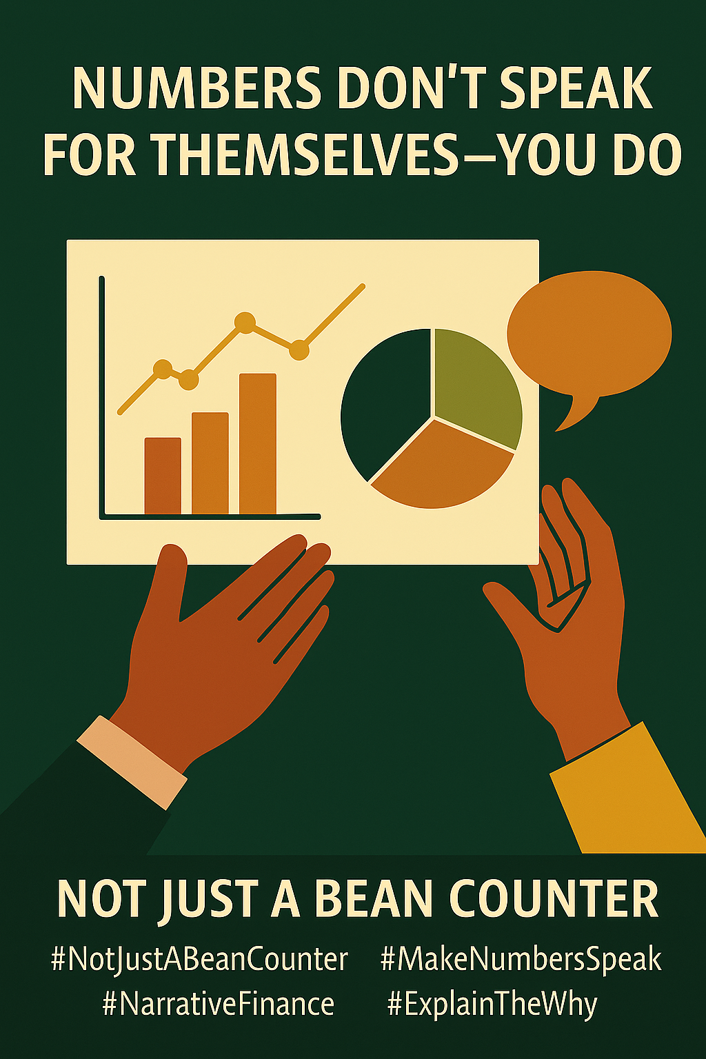 Numbers don’t speak for themselves—you do.