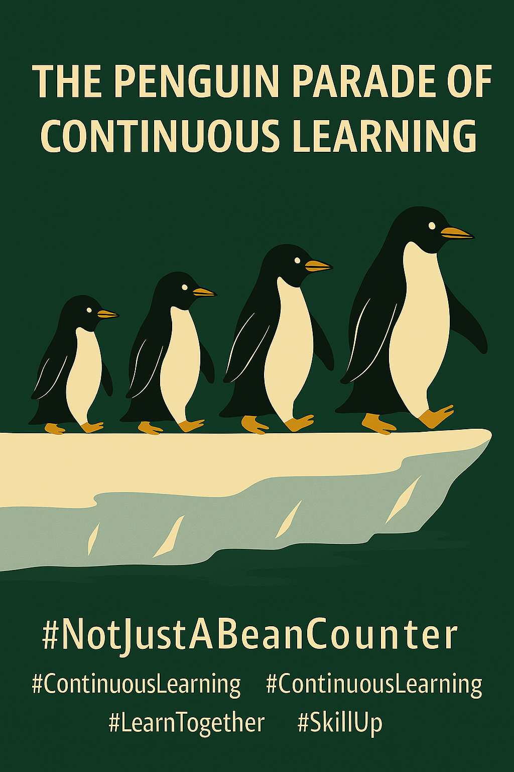 The penguin parade of continuous learning.